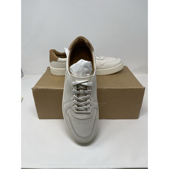 NISOLO Bria Go-To Court Sneaker Men's Size 8.5 White Retail $169.00 - Picture 8 of 9
